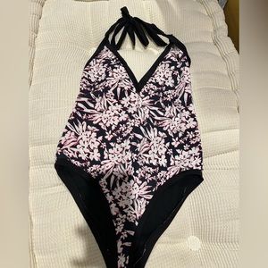 Cheeky floral one piece swimsuit